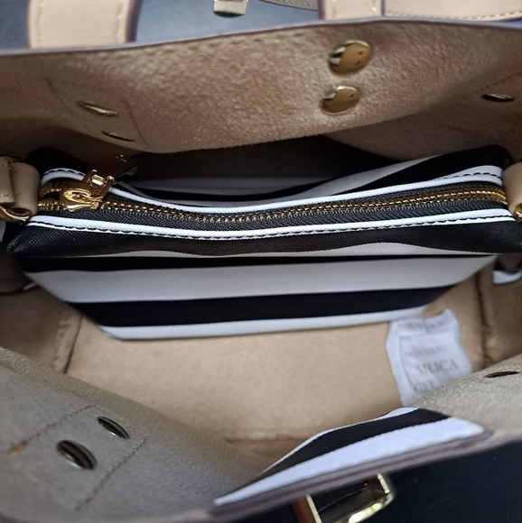 NWOT Two Crossbody Striped Bags - Picture 3 of 10